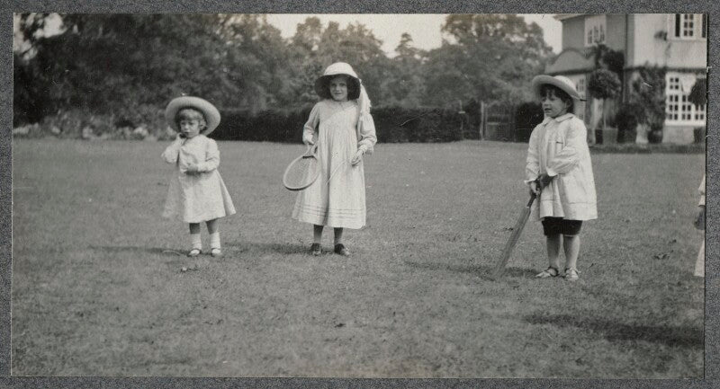 Anne peel; julian vinogradoff (née morrell); john frederic roger peel npg ax140298