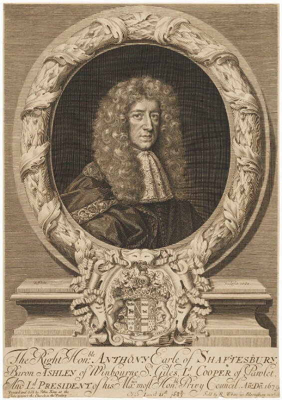 Anthony ashley cooper, 1st earl of shaftesbury npg d11017