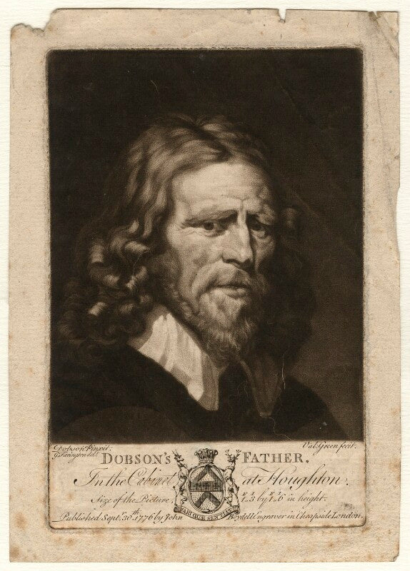 Abraham van der doort (inscribed 'dobson's father') npg d1646