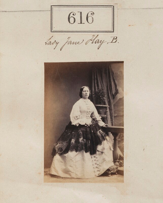 Jane (née hay), lady taylor npg ax50287