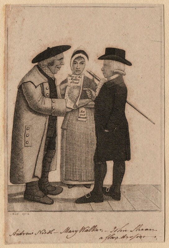 Andrew nicol; mary walker; john skene npg d16972