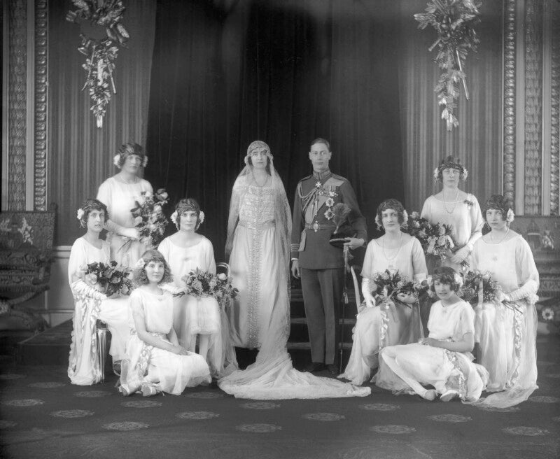 The wedding of king george vi and queen elizabeth, the queen mother npg x95764