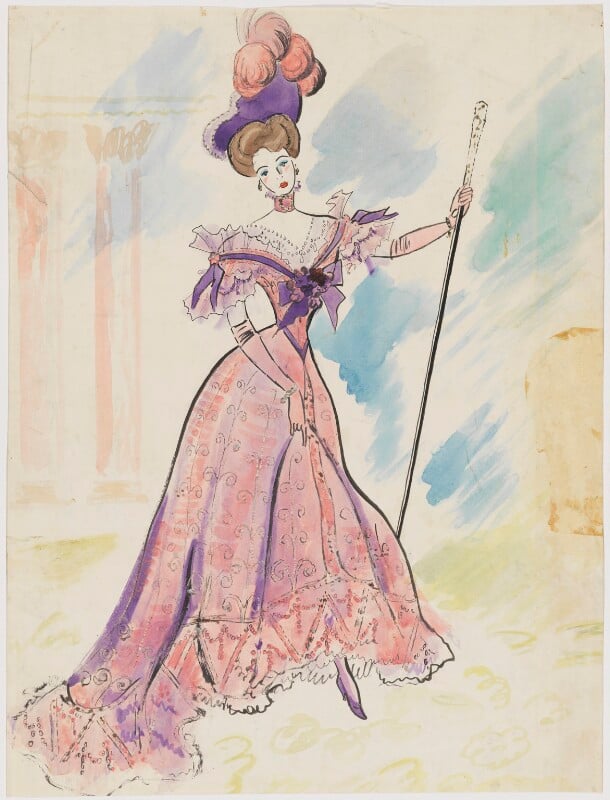 Costume design (unknown sitter) npg d3620