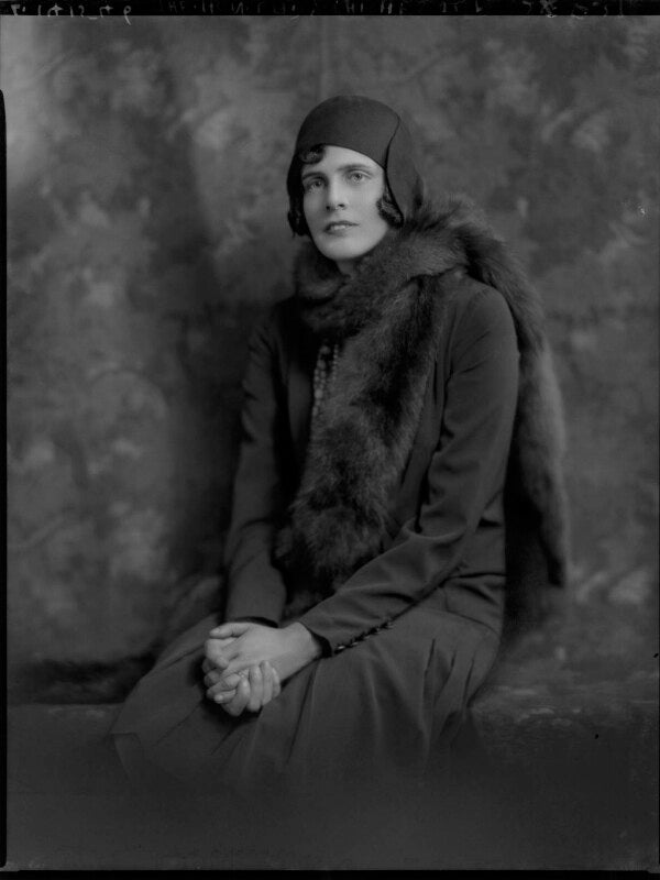 Moira faith lilian (née de yarburgh bateson), lady chichester npg x69576