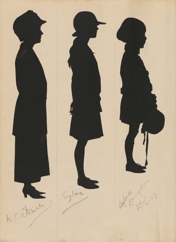 Tourists on the west pier, brighton (n.c. skinner; sylvia; sylvia beryl dowding (née langdon)) npg d46543