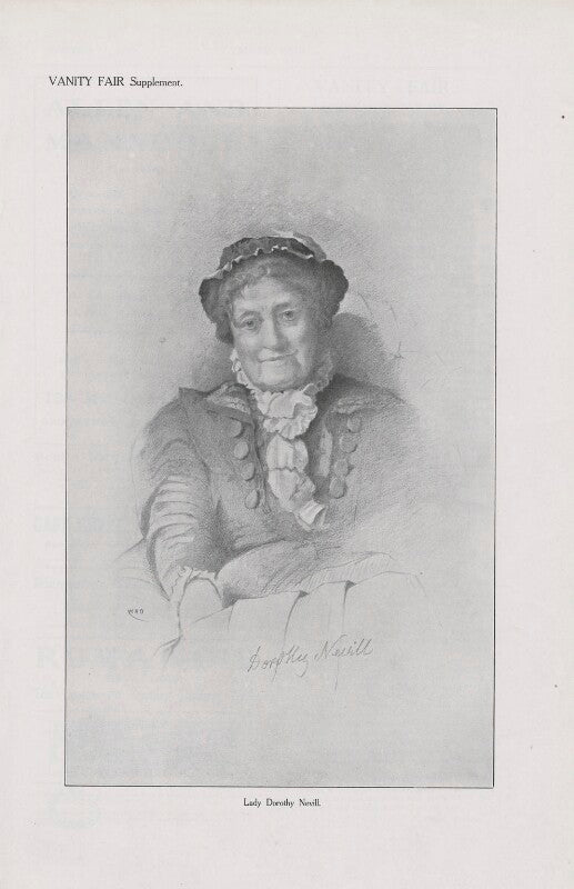 Lady dorothy fanny nevill (née walpole) npg d45460