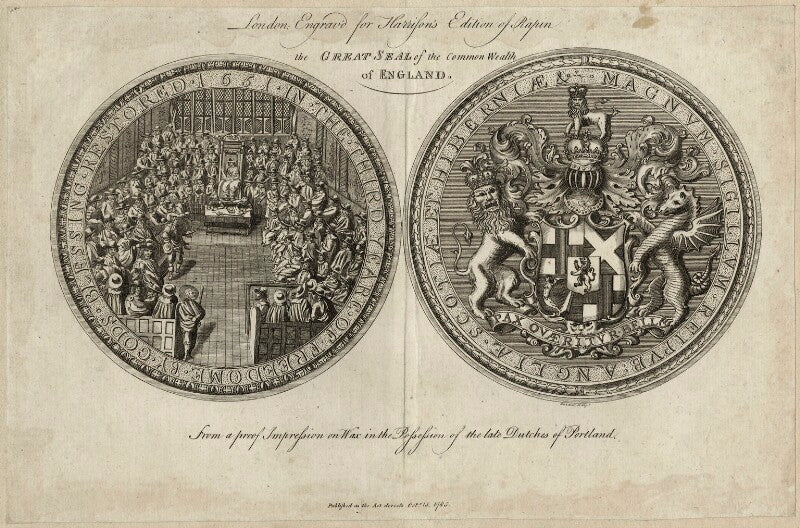 The great seal of the commonwealth of england npg d28701