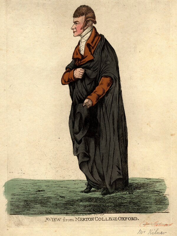 Samuel kilner ('a view from merton college, oxford') npg d9429