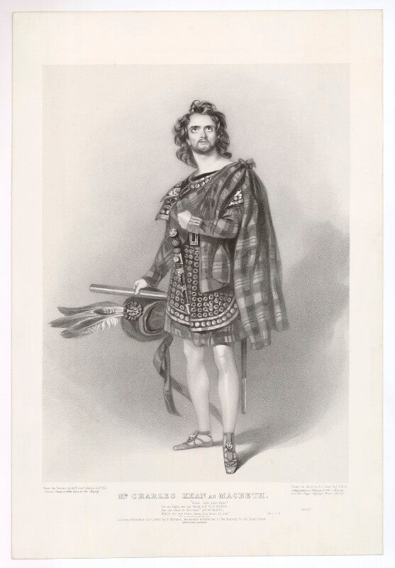 Charles john kean as macbeth npg d36753