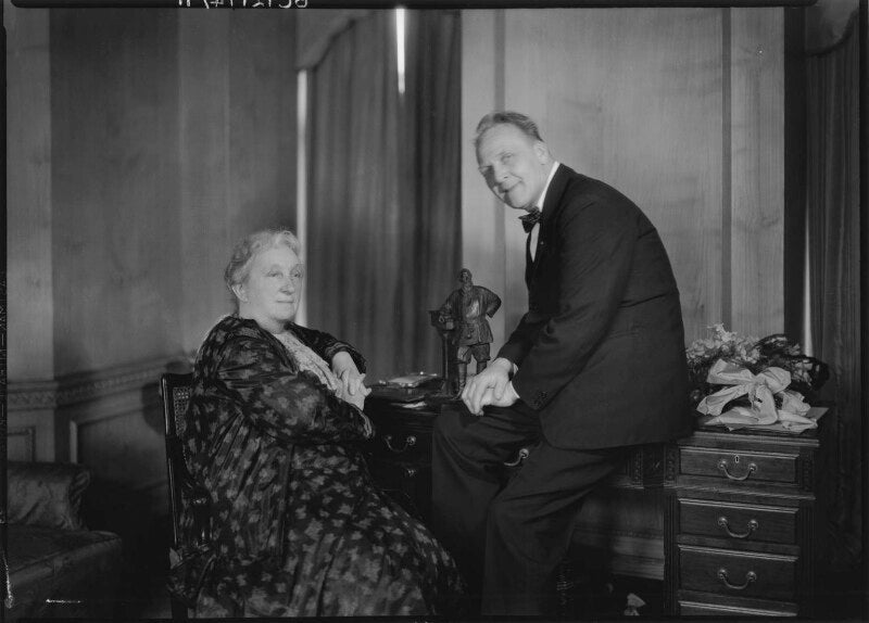 Fedor ivanovitch chaliapin; rosa harriet newmarch (née jeafferson) npg x10649