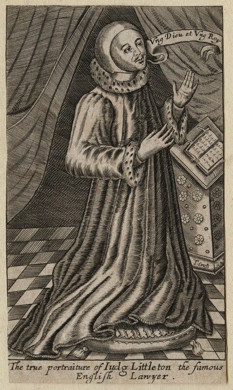 Sir thomas littleton (lyttleton) npg d42347