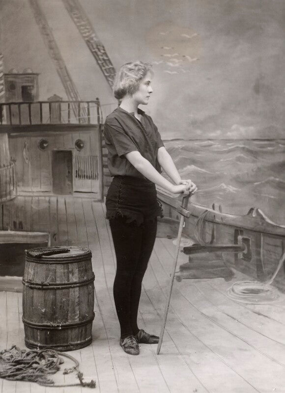Pauline chase as peter pan in 'peter pan' npg x83025