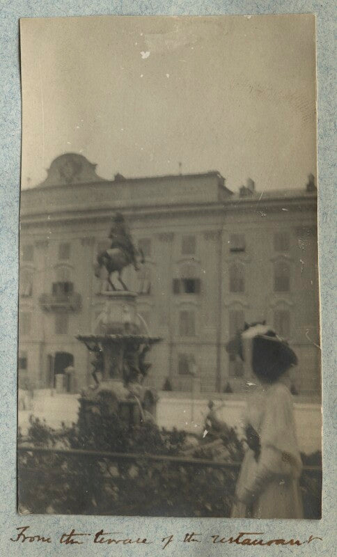 Lady ottoline morrell ('from the terrace of the restaurant') npg ax140011
