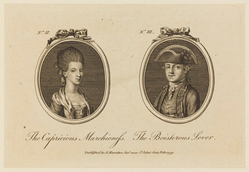 'the capricious marchioness and the boisterous lover' npg d16028