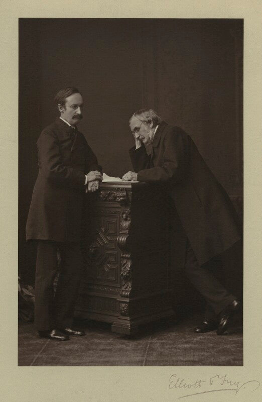 Sir john strachey; sir richard strachey npg x13066