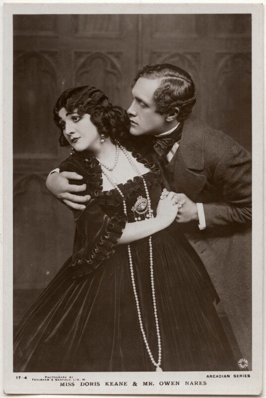 Doris keane and owen ramsay nares in 'romance' npg x139694