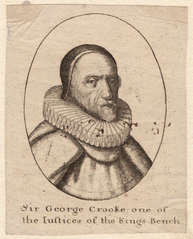 Sir george croke npg d9704
