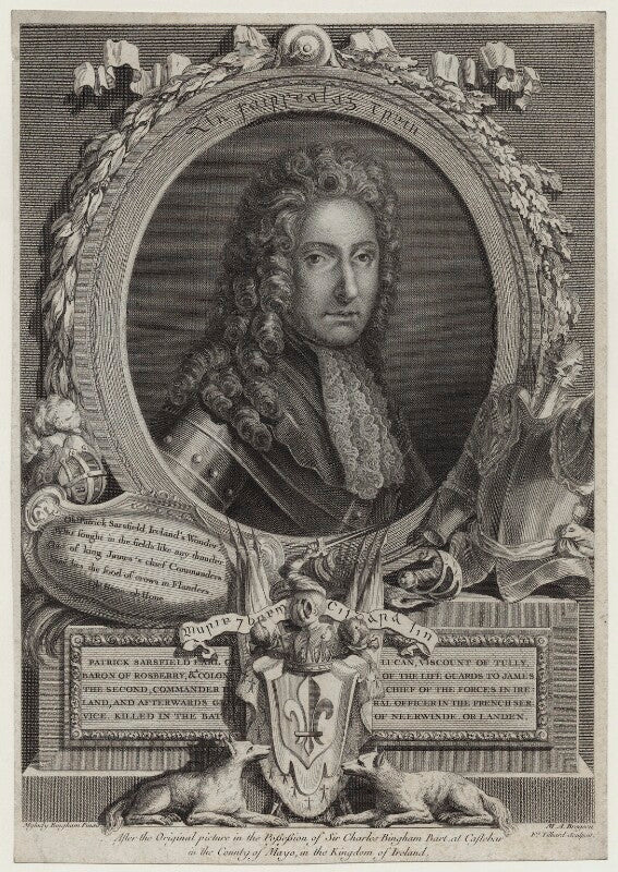 Patrick sarsfield, 1st earl of lucan npg d31118