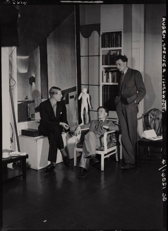 W.h. auden; christopher isherwood; stephen spender npg x2950