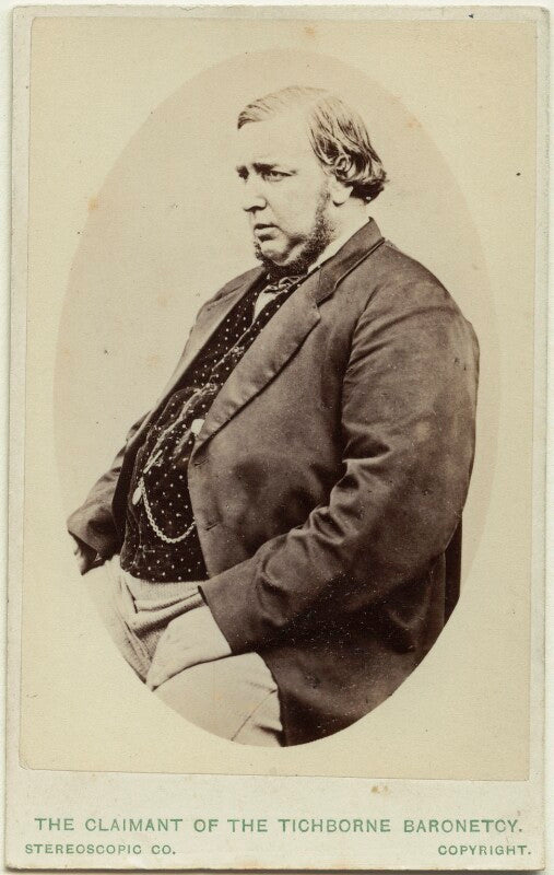 'the claimant of the tichborne baronetcy' (arthur orton) npg ax28422
