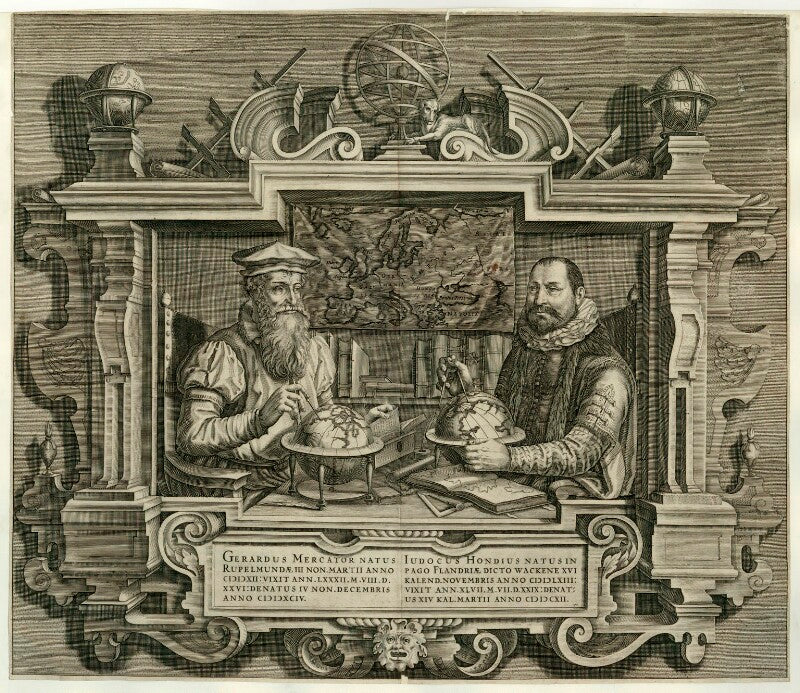Gerardus mercator and jodocus hondius npg d28070