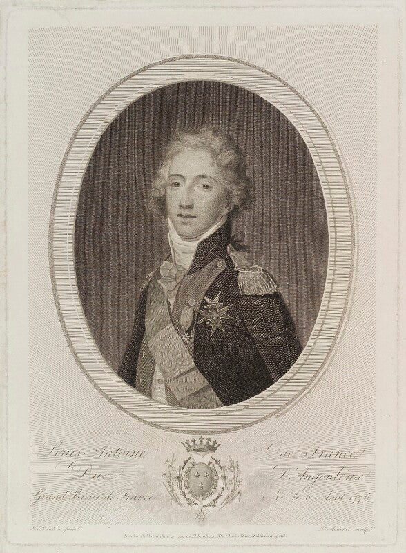 Louis antoine de bourbon, duc d'angoulême npg d20429