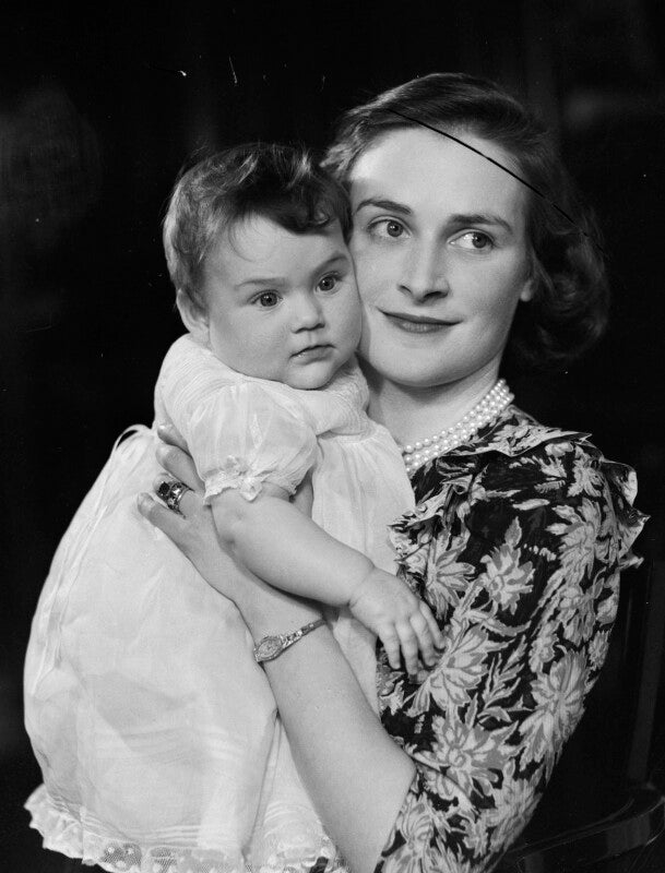 Davina marion moore (née chetwode); lady willa chetwode (née elliot murray kynynmound) npg x78289