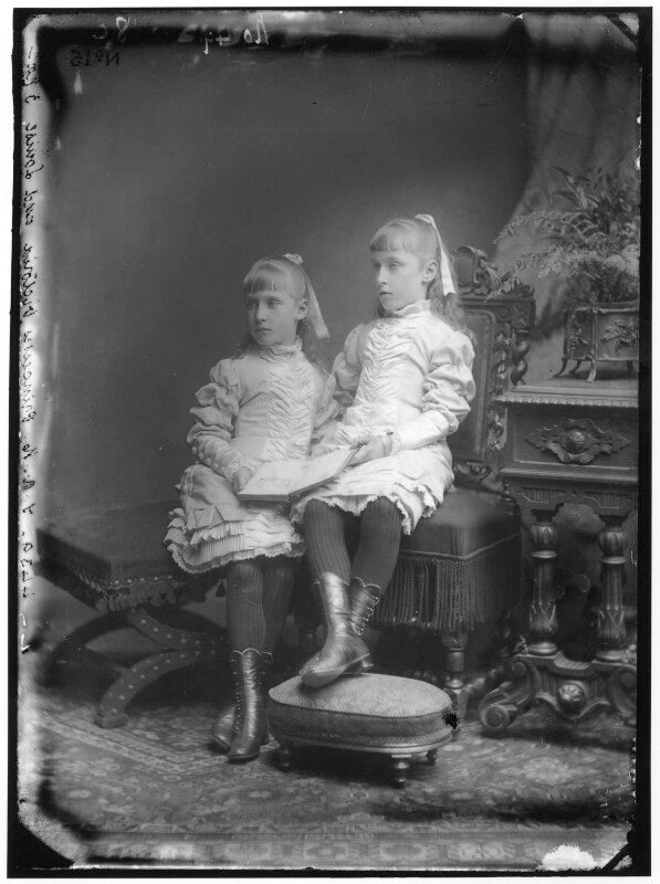 Princess marie louise of schleswig holstein; princess helena victoria of schleswig holstein npg x96056