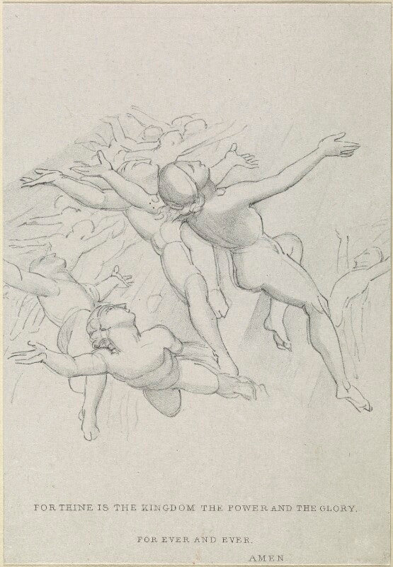 'for thine is the kingdom the power and the glory, for ever and ever. amen' npg d21974