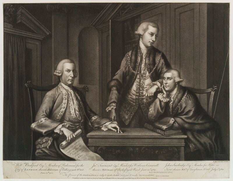 William beckford; john sawbridge; james townsend npg d19402
