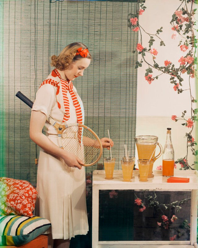 'tennis girl' (advertisement for 'modern home' magazine) npg x220760