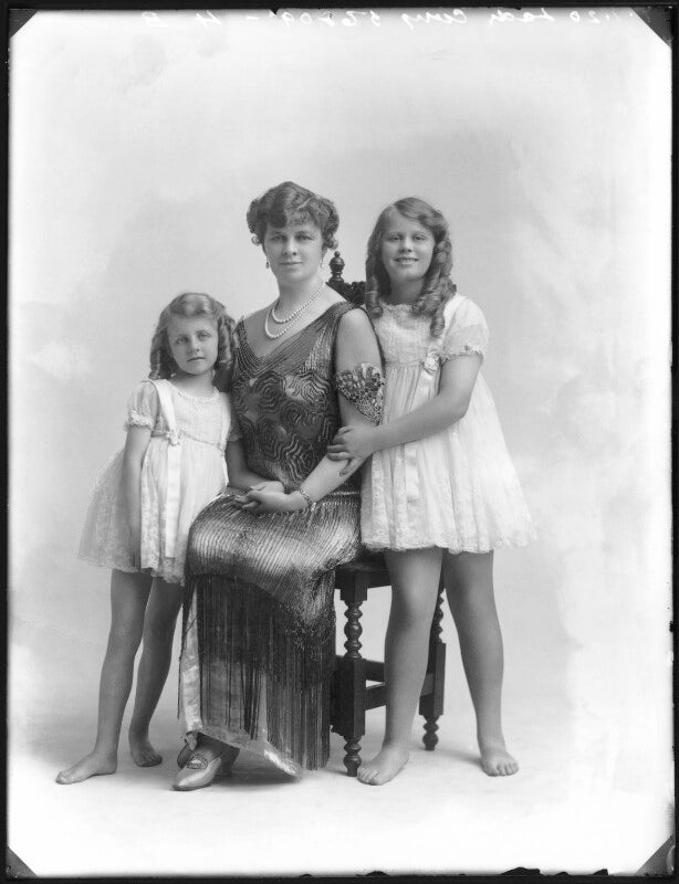 Diana ethel muriel donald lyell (née cory); gertrude (née box), lady cory; valerie donald (née cory), lady gane npg x74990