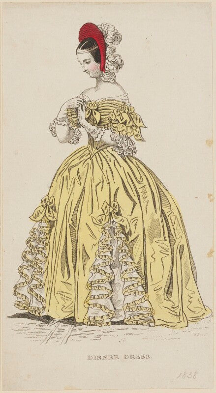 'dinner dress', march 1838 npg d47747