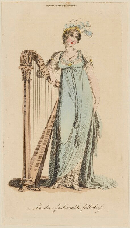 'london fashionable full dress', june 1805 npg d47530
