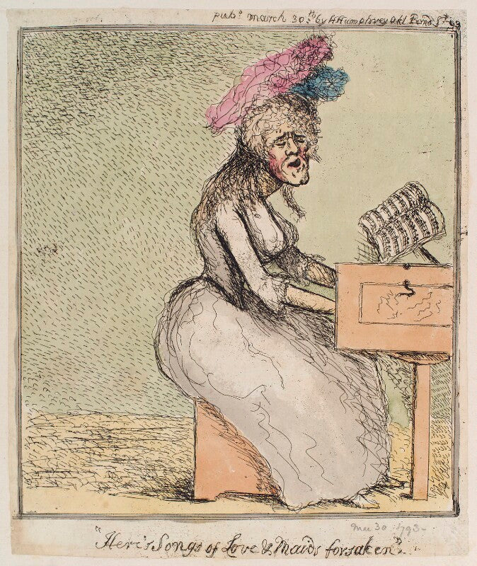 'here's songs of love and maids forsaken' npg d12479