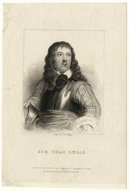 Richard neville engraved as sir charles lucas npg d27195