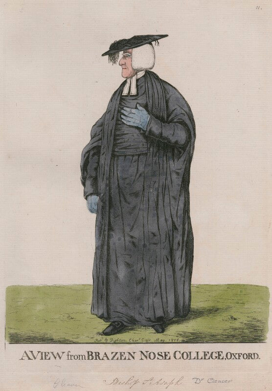 William cleaver ('a view from brazen nose college, oxford') npg d13286