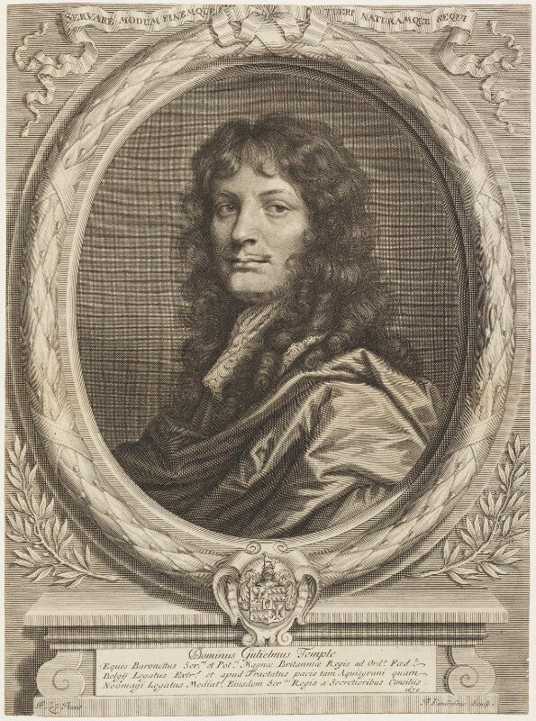 Sir william temple, bt npg d18958