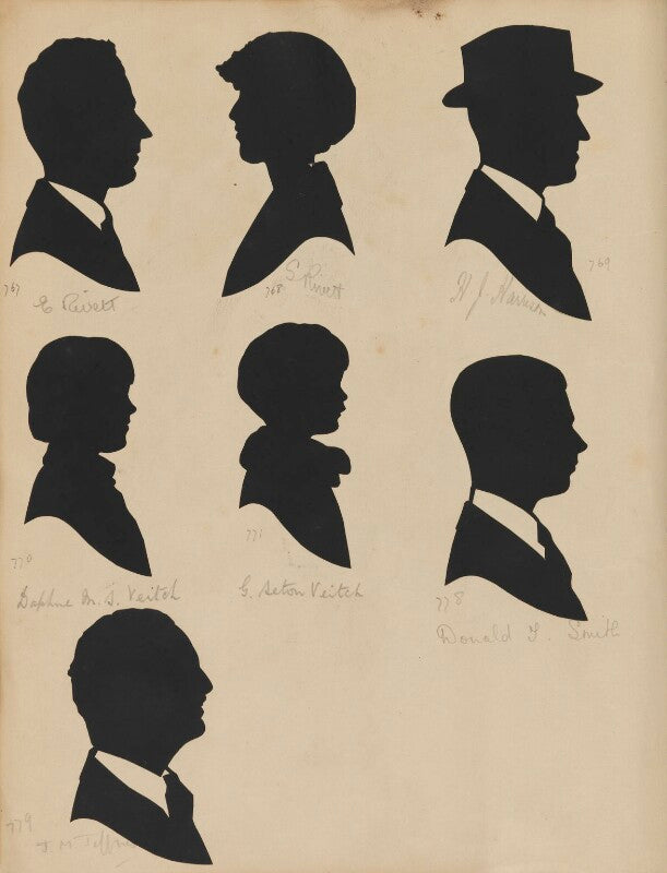E. rivett; daphne m. s. veitch; j.m. jeffry; s. rivett; g. seton veitch; donald t. smith; h.j. harrison npg d46417