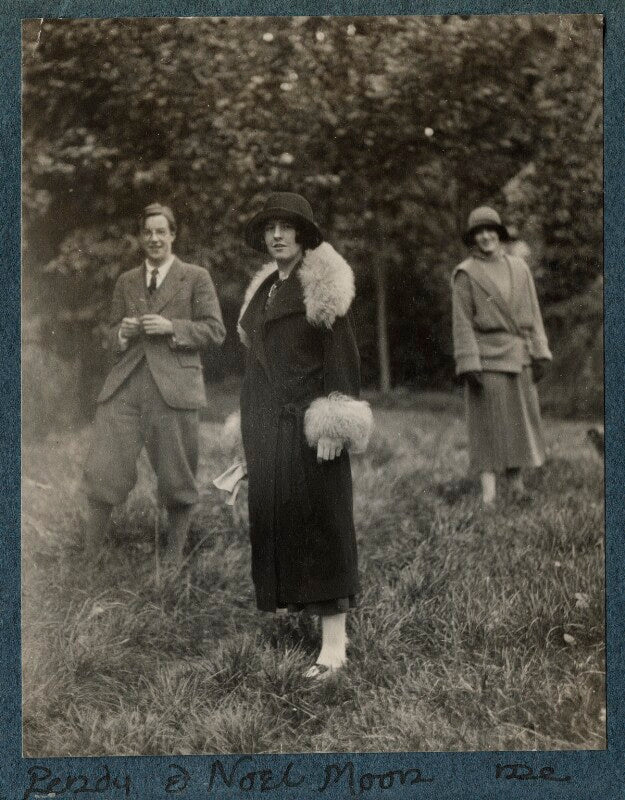 Sir (edward) penderel moon; noël moon; julian vinogradoff (née morrell) npg ax142011