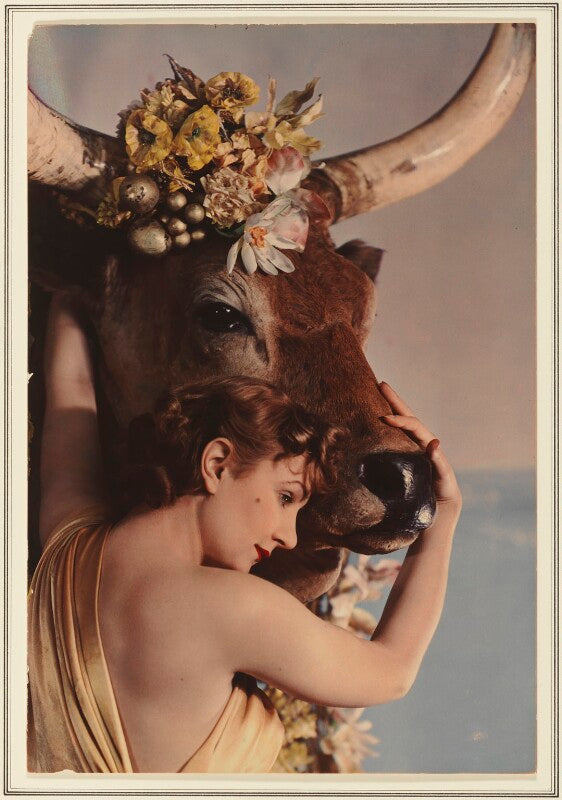 Violet, baroness von gagern as europa npg x17957