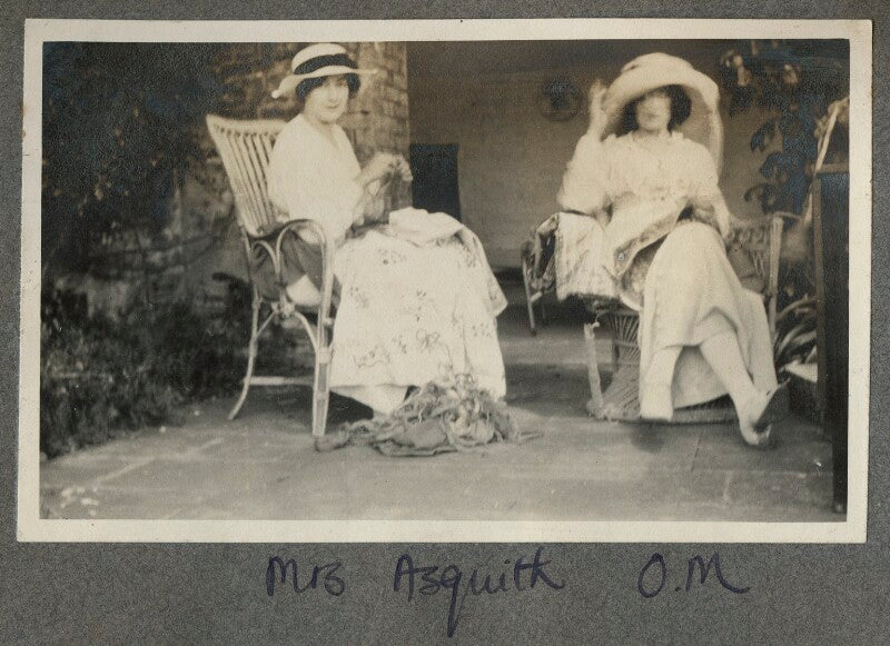 Katharine frances asquith (née horner); lady ottoline morrell npg ax140416