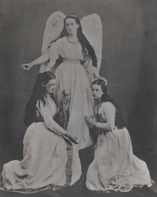 Amelia (née herschel), lady wade; caroline emilia mary (née herschel), lady hamilton gordon; francisca ('fancy') herschel npg x44629