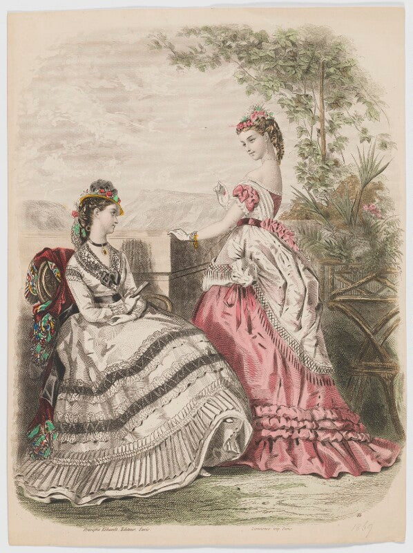 Day and evening dresses, 1869 npg d48042