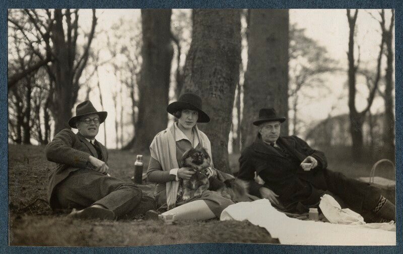 Igor vinogradoff; julian vinogradoff (née morrell); philip edward morrell npg ax142493