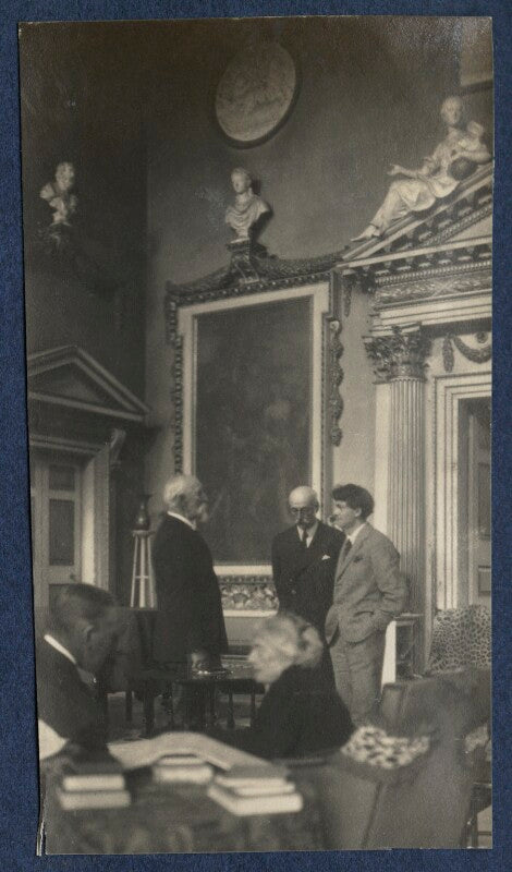 Philip edward morrell; harold lee dillon, 17th viscount dillon; mark gertler and two unknown sitters npg ax141739