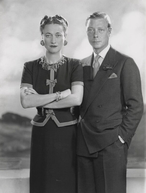 Wallis, duchess of windsor; prince edward, duke of windsor (king edward viii) npg x32594