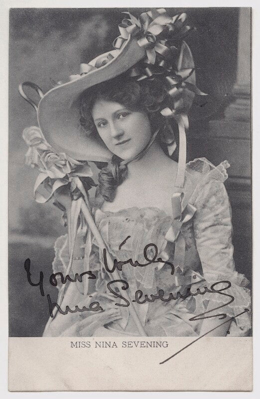 Nina sevening as miss powerscourt in 'a country girl' npg ax45864
