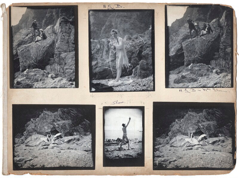 Harley granville barker; george bernard shaw; charlotte shaw (née payne townshend) npg x126440