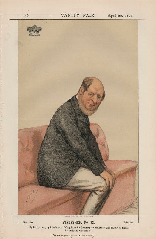 George augustus constantine phipps, 2nd marquess of normanby ('statesmen, no. 83.') npg d43480